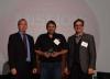 Rodney accepting the award for First Place in Small Business Category of the Mission Zero Awards